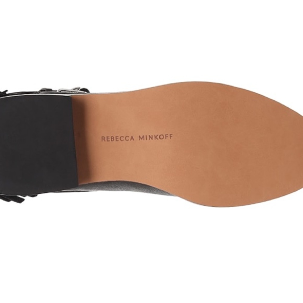 Rebecca Minkoff NWT Sanura Leather Fringe Boot - Picture 7 of 12